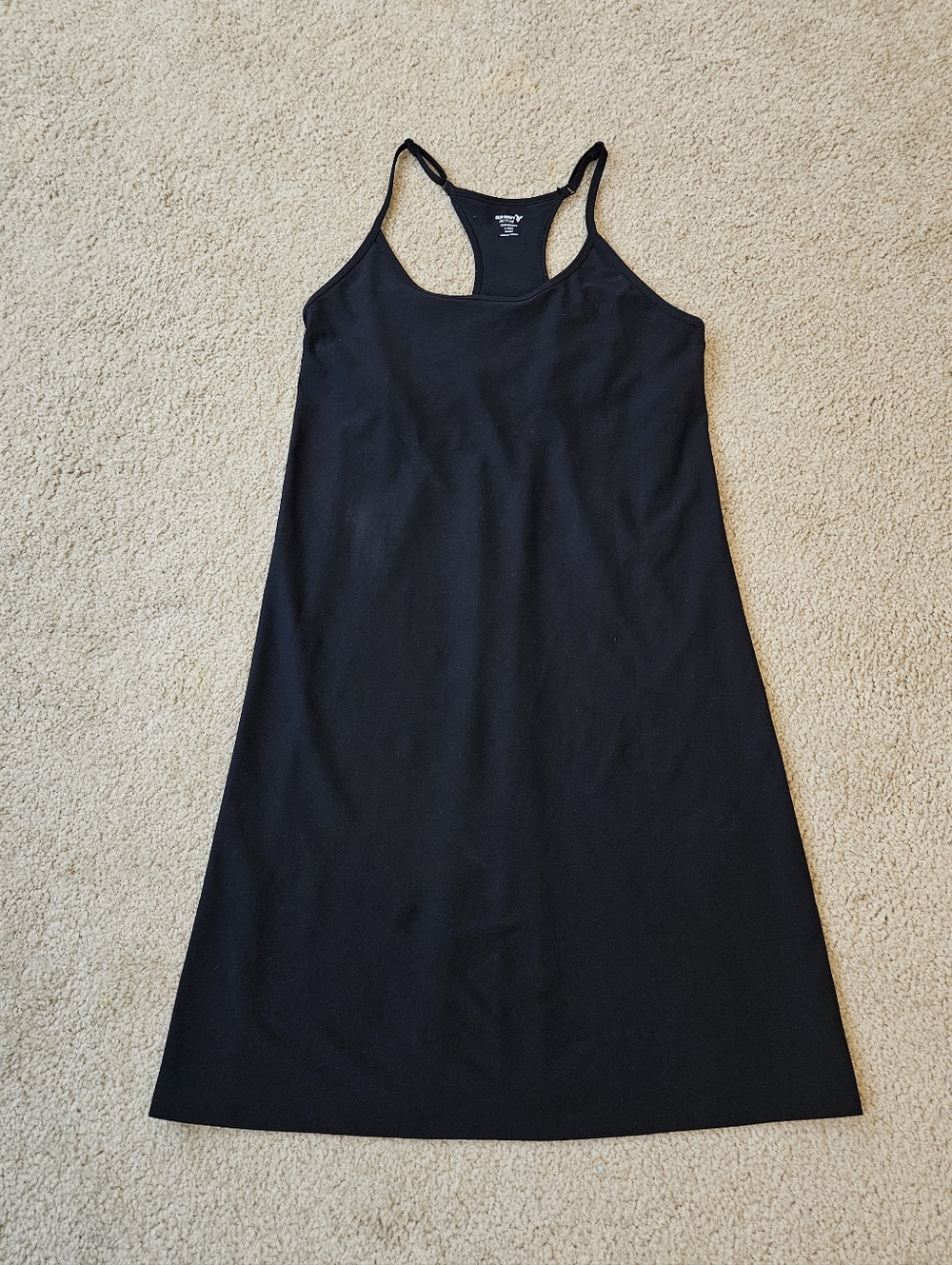Old Navy Active Powersoft Athletic Classic Black Racerback Dress Size Large Tall